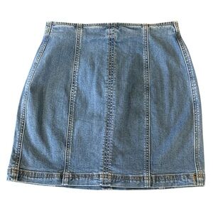 Denim Coastal cowgirl Blue Skirt